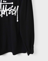ステューシー 長袖Tシャツ ロンT ブラック XL メンズ