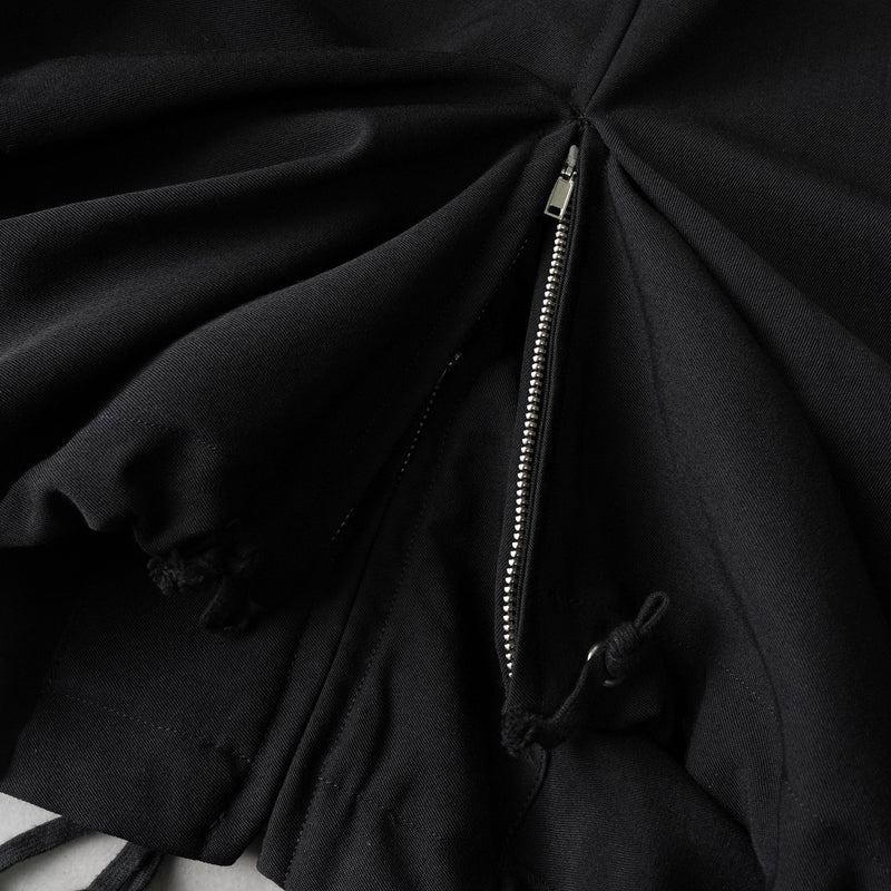 コムデギャルソン 1990年製 変形 ジッパー ベスト レディース ブラック