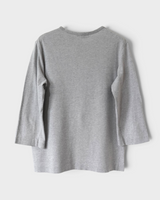 トリコ コム デ ギャルソン AD2012  レース 装飾 長袖Tシャツ ロンT グレー M レディース