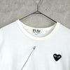 プレイ コムデギャルソン ハートロゴ Tシャツ ホワイト