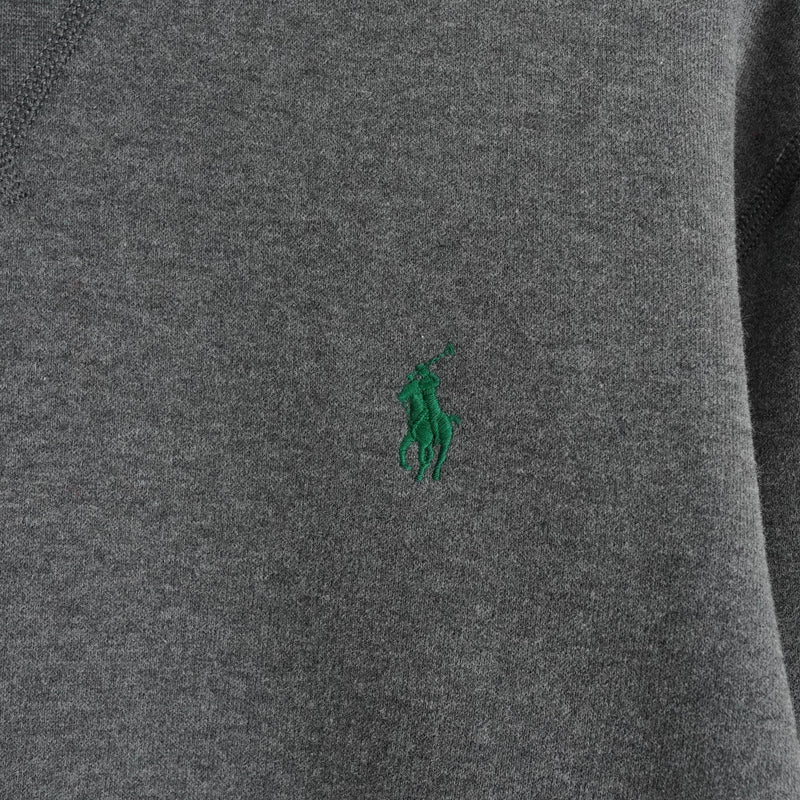 ポロ ラルフローレン ポニーロゴ スウェット グレー