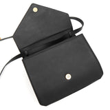 イヴ サンローラン YSLロゴ レザー ショルダーバッグ ブラック