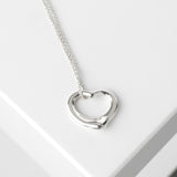 ティファニー オープンハート ネックレス シルバー925