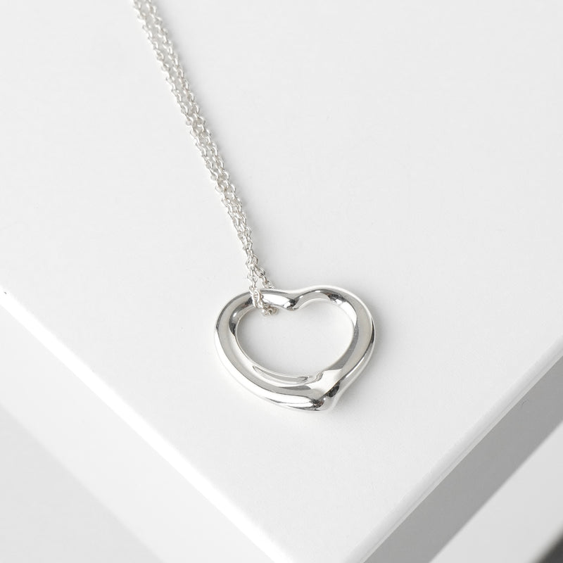ティファニー オープンハート ネックレス シルバー925