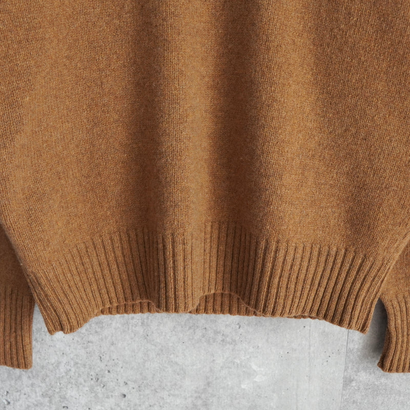 ポロ ラルフローレン スモールポニーロゴ ニット キャメル