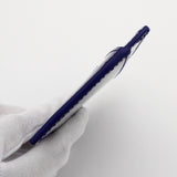 イヴ サンローラン YSLロゴ エナメル カードケース ブルー 箱付き