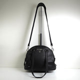 プラダ サフィアーノ レザー 2way トートバッグ ショルダーバッグ ブラック