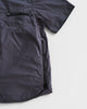 RIP STOP SHIRT サカイ ナイロン 半袖シャツ チャコールグレー サイズ1 メンズ