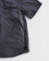 RIP STOP SHIRT サカイ ナイロン 半袖シャツ チャコールグレー サイズ1 メンズ