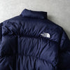ザ ノースフェイス ヌプシ ロゴ ダウンジャケット ネイビー