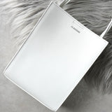 Jil Sander Tangle 白色小号皮革单肩包