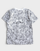 プレイ コム デ ギャルソン Tシャツ ホワイト ブラック S レディース