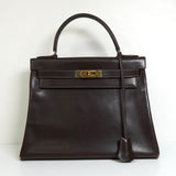 エルメス ケリー28 1964年製 ゴールド金具 ハンドバッグ T刻 ブランド