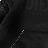 ディーゼル バックロゴ リバーシブル MA-1 メンズ ブラック / オレンジ