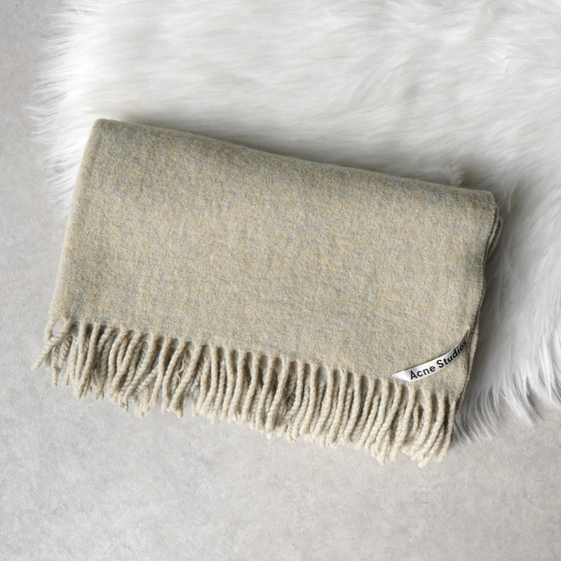 アクネ ストゥディオズ ウール ストール マフラー ライトグリーン