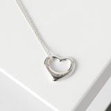 ティファニー オープンハート ネックレス シルバー925