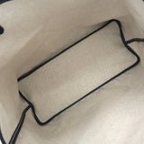 ゴヤール サンルイPM PVC / レザー トートバッグ ネイビー