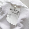 アクネ ストゥディオズ プリント オーバーサイズ Tシャツ ホワイト