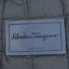 サルヴァトーレフェラガモ 中綿入り キルティング ジャケット ネイビー 46 メンズ
