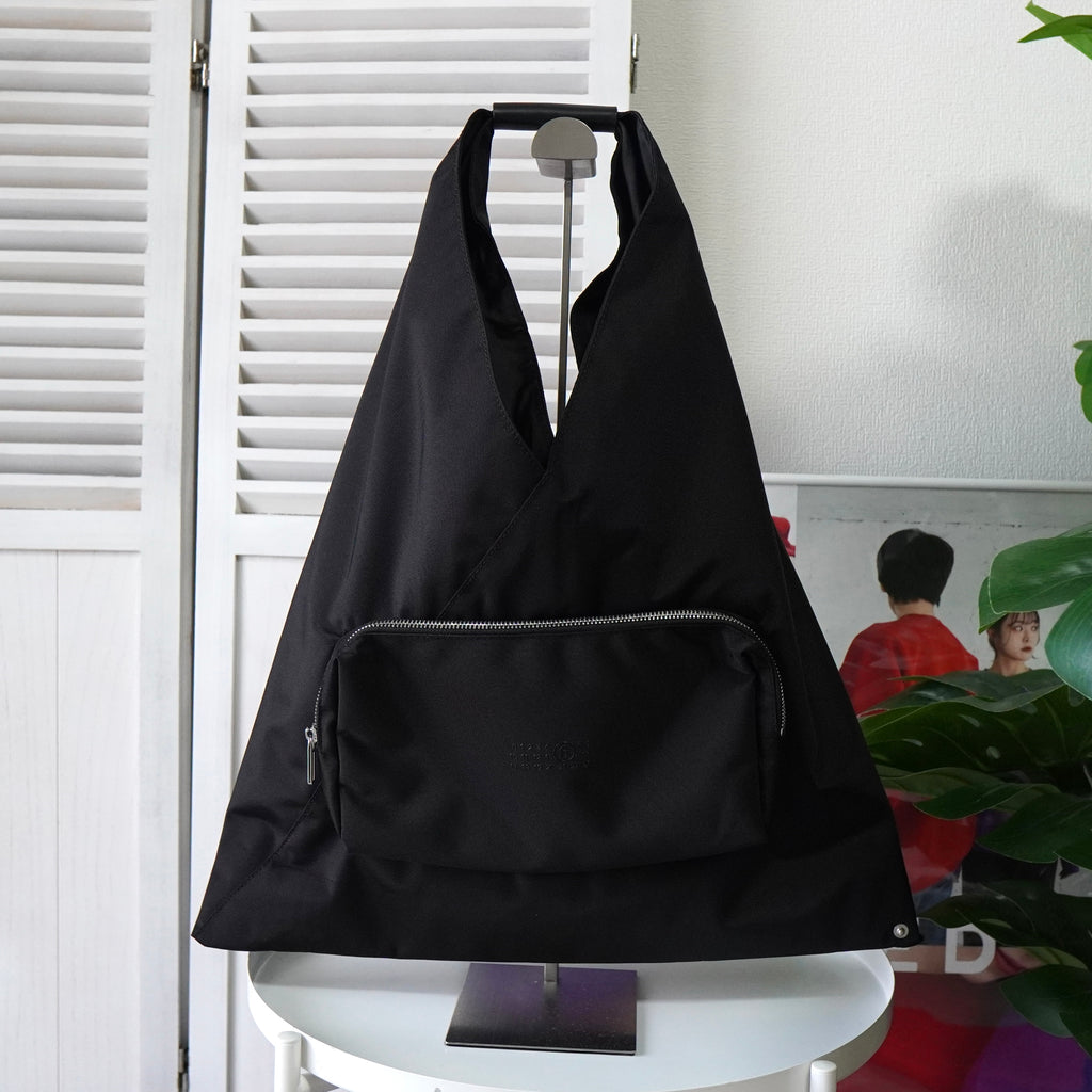 メゾンマルジェラ エムエムシックス カレンダーロゴ ジャパニーズバッグ ブラック