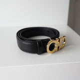 Gold Gangini  Leather Belt｜Made in Italy