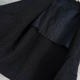 イヴサンローラン ヴィンテージ ウールコート ミドルコートチャコールグレー