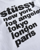 ステューシー 長袖Tシャツ ロンT ホワイト L メンズ