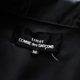 トリコ コムデギャルソン 2002年製 光沢 トラッカージャケット ブラック