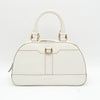 バーバリー レザー ハンドバッグ ホワイト