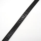 エルメス コンスタンス Hベルト アリゲーターベルト ブラック レディース