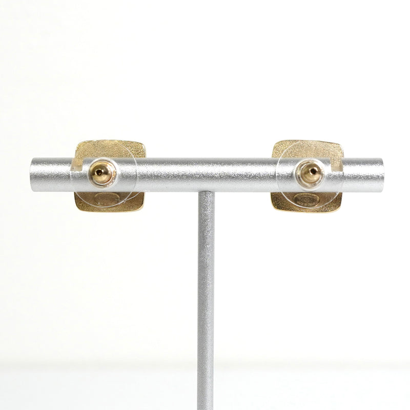 シャネル ココマーク ビジュー スクエア ピアス GP