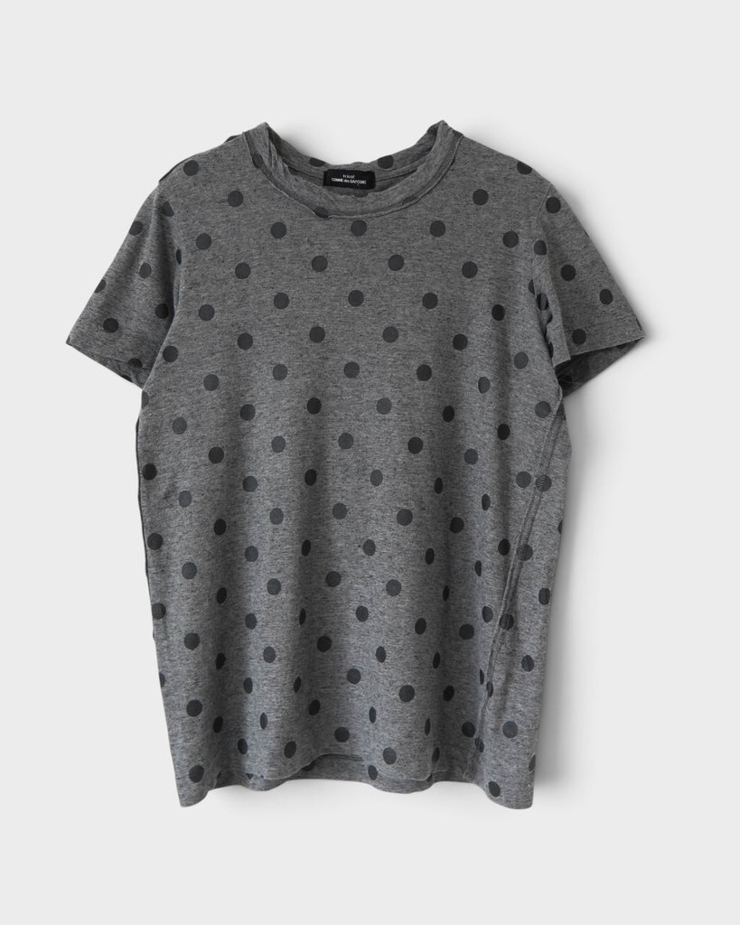 コム デ ギャルソン AD2005 ドット 半袖トップス Tシャツ グレー レディース