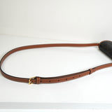 セリーヌ ミニ ブザス トリオンフ PVC / レザー ショルダーバッグ ブラック / ブラウン