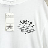 アミリ Arts District Tee ロゴ 両面プリント Tシャツ ホワイト タグ付き未使用品
