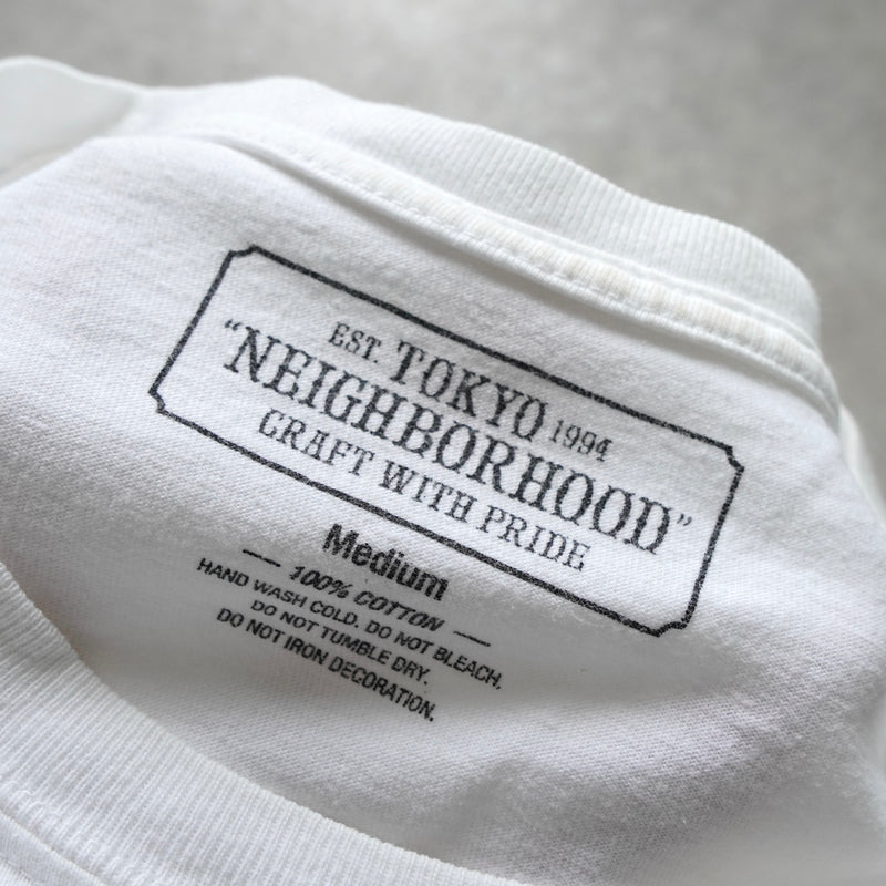 ネイバーフッド プリント Tシャツ ホワイト