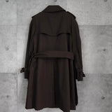 バーバリー ヴィンテージ ノバチェック キルティング裏地 トレンチコート ブラウン レディース