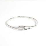 ティファニー オープンティアドロップ バングル 925 新品磨き済