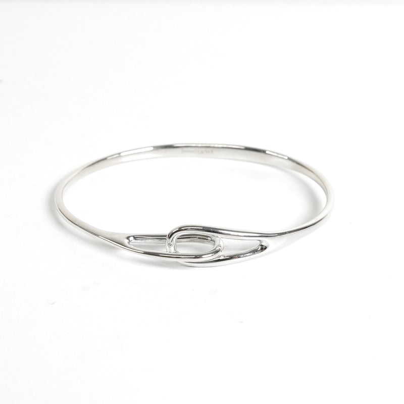 ティファニー オープンティアドロップ バングル 925 新品磨き済