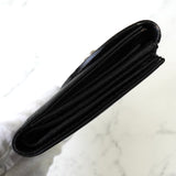 Christian Dior Mantel 五金皮革双折钱包 黑色