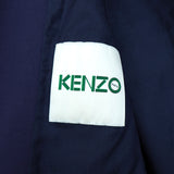 Kenzo 后背徽标运动夹克 海军蓝