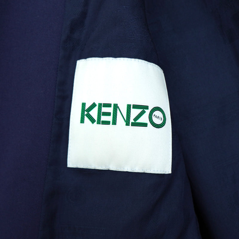 Kenzo 后背徽标运动夹克 海军蓝
