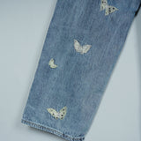 アワーレガシー 25SS VAST CUT バタフライ 刺繍 デニム ブルー