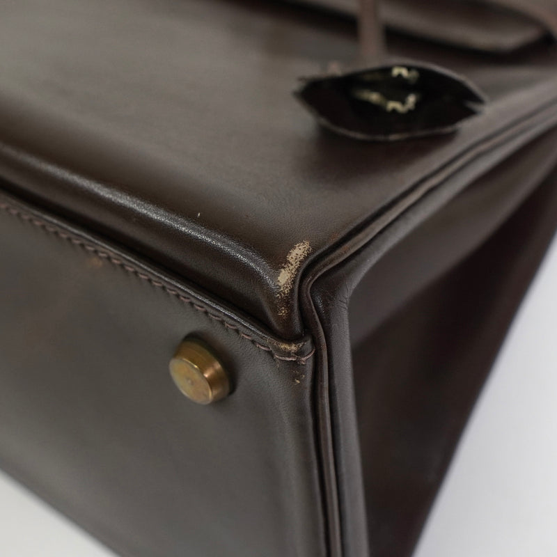 エルメス ケリー28 1964年製 ゴールド金具 ハンドバッグ T刻 ブランド