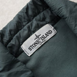 ストーンアイランド コンパスバッジ ガーメントダイ マイクロヤーンコットン 中綿ジャケット ブルー メンズ