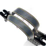 クリスチャン ディオール トロッター キャンバス / レザー トートバッグ ネイビー