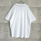 アクネ ストゥディオズ プリント オーバーサイズ Tシャツ ホワイト
