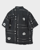 カーハート WIP S/S HEART BANDANA SHIRT 半袖シャツ ブラック L メンズ