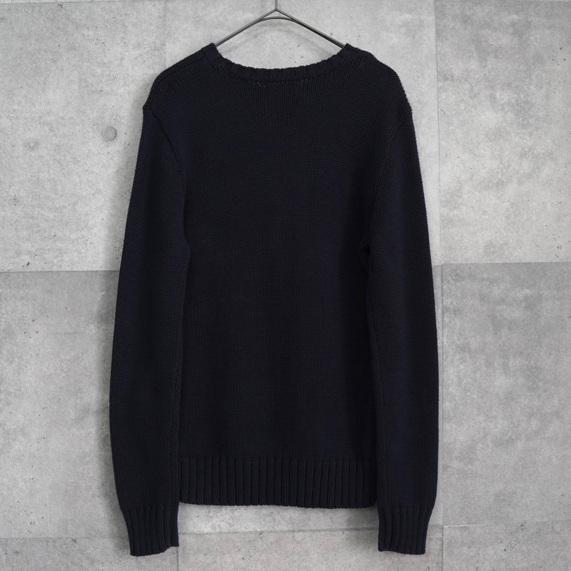 ポロ ラルフローレン 星条旗 ニット コットン ニット ネイビー