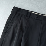 クリスチャン ディオール ヴィンテージ ツータック スラックス ブラック