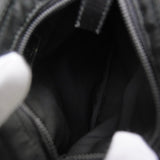 プラダ ポコノ テスート ナイロン ミニ ショルダーバッグ ポシェット トライアングルロゴ ブラック